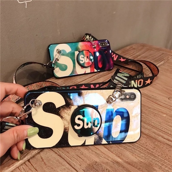 Accessories - iPhone 11 Pro Max Cover + PopSocket and Lanyard